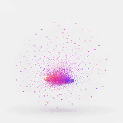 Particle assembly: Opens on a cloud of dots
