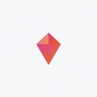 Schockwelle auf einem Edelstein-Logo — Prism-Edelstein-Logo, eine fiktive Marke