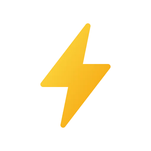 Volt-Blitz-Logo, eine fiktive Marke